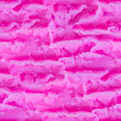Seamless 4k photo texture material of pink colored and patterned plastic or silicone bark surface.
