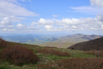 Spring Lanscape In The Blue Ridge Mountains
