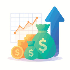 money increase graphic