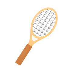 Tennis racket. Sports equipment. Sports concept