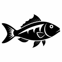 fish on a white background