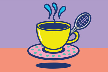 cup of coffee with chocolate