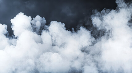 beautiful abstract representation of grey smoke swirling against dark background, creating mysterious and ethereal atmosphere