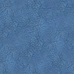 Seamless 4k photo texture material of blue leather surface.