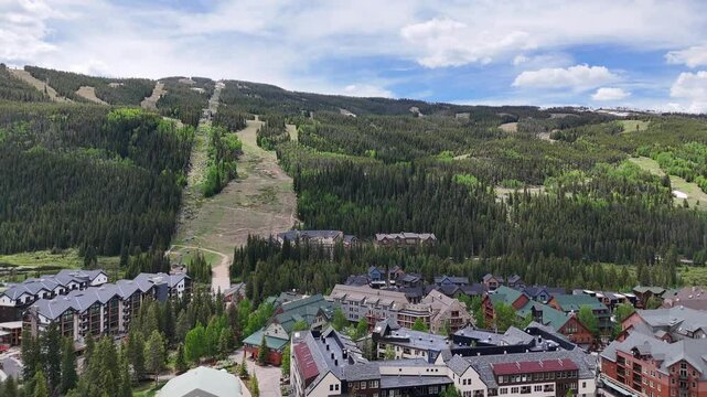 Keystone Ski Resort Colorado from Above