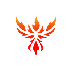 phoenix emblem logo design image for company business