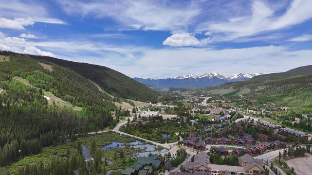 Keystone Ski Resort Colorado from Above
