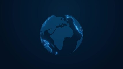 blue neon planet earth abstract hand drawn business concept light effect motion background global communication .futuristic style, earth, technology, world - Powered by Adobe