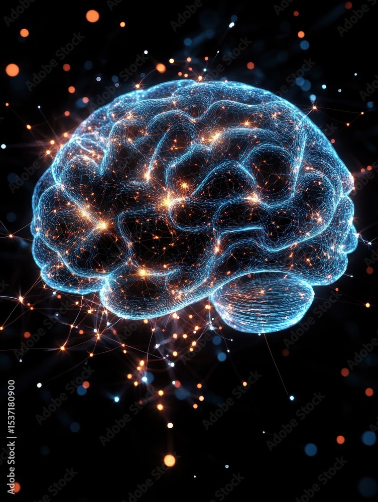 Poster large language models (llm) leverage artificial intelligence for advanced computation. a digital rep