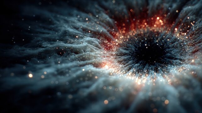 Cosmic Vortex: A Spectacular View of a Galactic Phenomenon