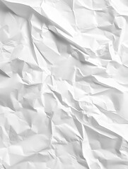 Obraz premium PNG White paper texture background crumpled wrinkled.
