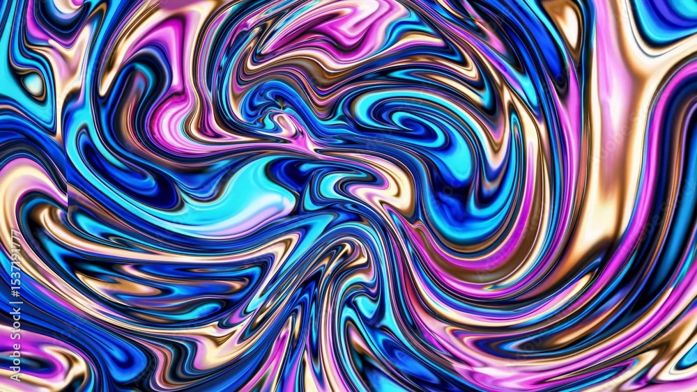 Poster colorful abstract background with swirling and flowing patterns creating a mesmerizing visual experi