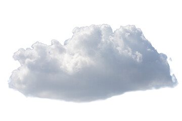 Clouds isolated on white background.