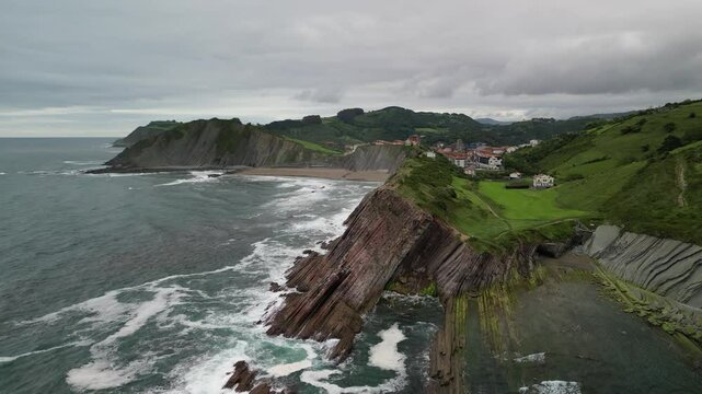 Zumaia Gipuzkoa Euskadi Pa&iacute;s Vasco Flysch
