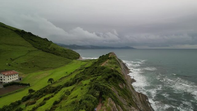 Zumaia Gipuzkoa Euskadi Pa&iacute;s Vasco Flysch