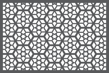 Seamless pattern jali design Vector