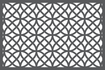 Seamless pattern jali design Vector