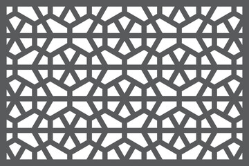 Seamless pattern jali design Vector