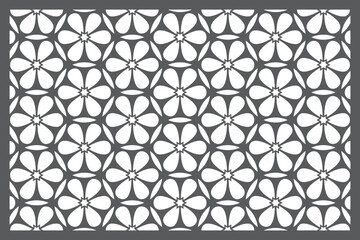 Seamless pattern jali design Vector