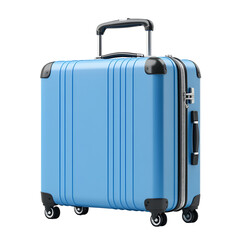 suitcases isolated on white