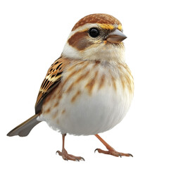 sparrow isolated on white
