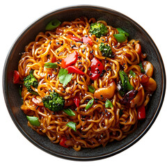 stir fried noodles with vegetables