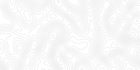Topography map art curve drawing. vector illustration Topography map The black on white contours vector topography stylized