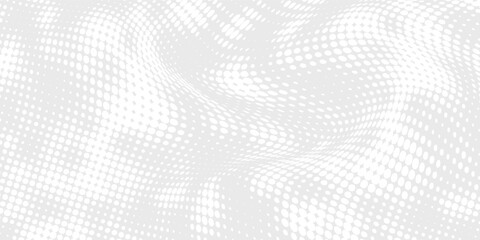 Dot white gray wave light technology texture background. Abstract big data digital concept dot modern arts