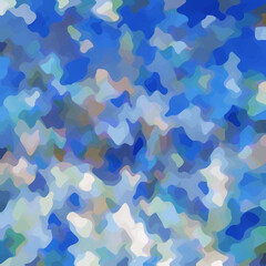 Colorful patched abstract background. Stain effect and camouflage. Spotted backdrop.