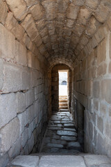 Obraz premium Aljibe islámico en el interior de la Alcazaba de Mérida, Extremadura