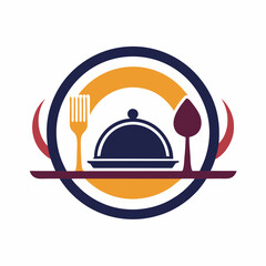 Fototapeta premium Fork, knife, plate and spoon. Menu symbol. Restaurant icon. Food, plate, fork, knife, spoon, cutlery icon set. Vector