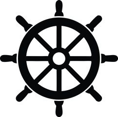 ship steering wheel © Clean Silhouette