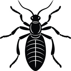 termite silhouette vector.