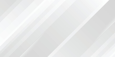 3D white geometric abstract background overlap layer on bright space with rounded rhomb effect  modern white