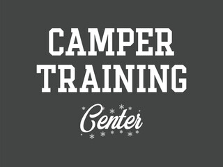 Camper training center camping lifestyle shirt design 2025