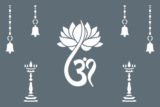 Om Jali design, Om cnc cut jali, corian jali for Temple Mandir door Window etc.