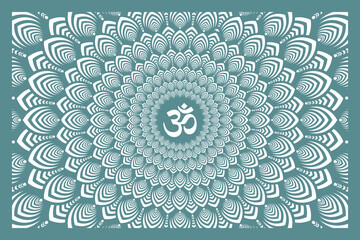 Om Jali design, Om cnc cut jali, corian jali for Temple Mandir door Window etc.