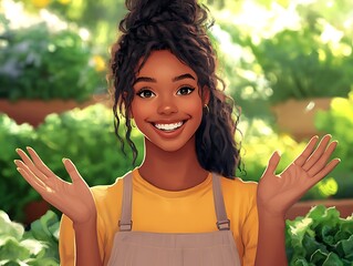 animated farmer market booth with friendly vegan ingredients chatting about health benefits smiling lentils kale narrating fiber stories and tofu giving hugs