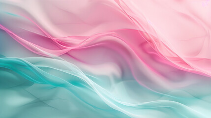 Fototapeta premium Soft Pink Teal Gradient Background