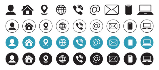 Web icon set. Website set icon vector. for computer and mobile
