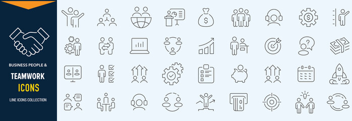 Team work and trust icon