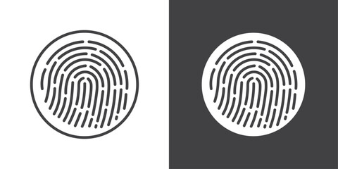 biometric icon symbol illustration logo