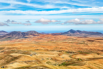Valle de Santa Ines, Island Fuerteventura, Canary Islands, Spain, Europe.