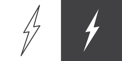 lightning bolt icon symbol illustration logo