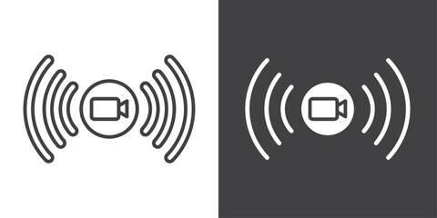 live icon symbol illustration logo