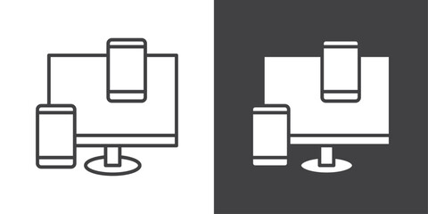 responsive design icon symbol illustration logo