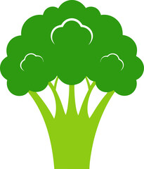 vector illustration of a green tree