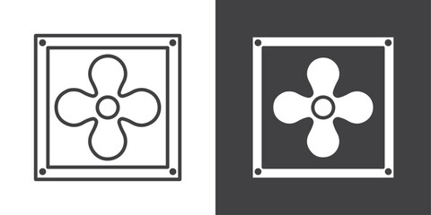 ventilation icon symbol illustration logo
