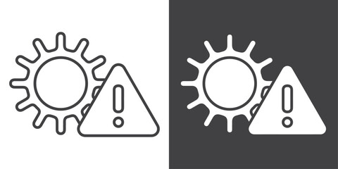 Virus Warning Alert icon symbol illustration logo