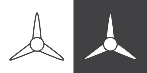 wind turbine icon symbol illustration logo